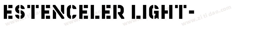 Estenceler Light字体转换
